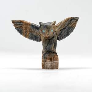 Owl, Picasso Marble, Colin Weeka by Colin Weeka
