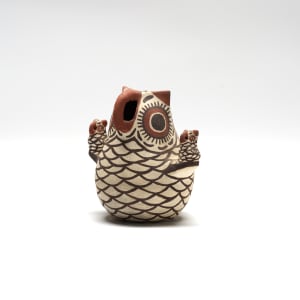 Nellie Bica (1905-1998): Owl Pot by Nellie Bica  Image: Nellie Bica: Owl Pot