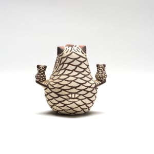 Nellie Bica (1905-1998): Owl Pot by Nellie Bica  Image: Nellie Bica: Owl Pot