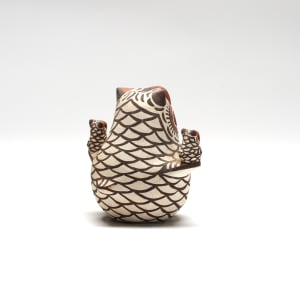 Nellie Bica (1905-1998): Owl Pot by Nellie Bica  Image: Nellie Bica: Owl Pot