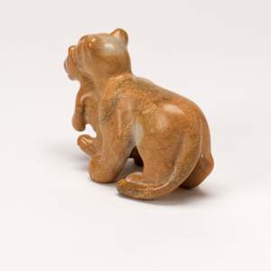 Orin Eriacho, Lioness and Cub, Travertine by Orin Eriacho  Image: Orin Eriacho, Lioness and Cub, Travertine