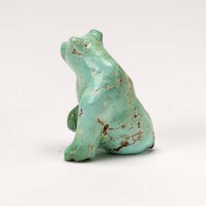 Fred Bowannie,  Seated Bear, Turquoise by Fred Bowannie (1950-)  Image: Fred Bowannie,  Seated Bear, Turquoise