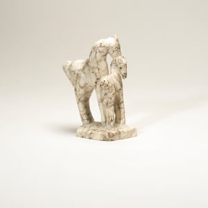 Horse with Foal by Hubert Pincion  Image: Magnesite Horse with Foal