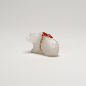 Saul Yuselew (1913 - 2009) Bear, Selenite by Saul Yuselew  Image: Bear,  Saul Yuselew