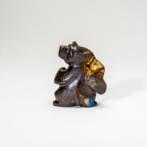 Jeffrey Tsalabutie  1974- 2009   Standing Bear, Boulder Opal by Jeffrey Tsalabutie (1974 - 2009)  Image: Standing Bear
