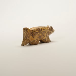 Saul Yuselew (1913 - 2009) Wolf, Fossilized Jasper by Saul Yuselew  Image: Bushytail