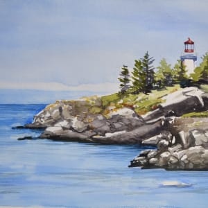 Lighthouse in NB, CA by Lisa McManus