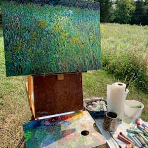 Schweikher House Meadow by Maggie Capettini 