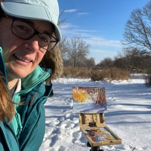 Winter Fire by Maggie Capettini 