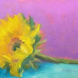 Sidelying Sunflower by Maggie Capettini