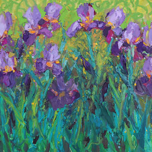 Tangle of Iris by Maggie Capettini