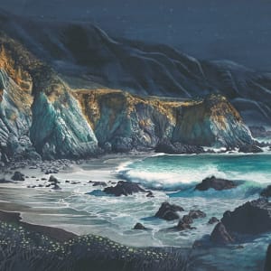 Nightfall on the Pacific by Ian Nyquist
