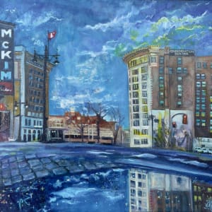 Stories In Stone - Wpg Downtown by Michelle Blackmon