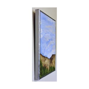 Beyond The Mountains Landscape Painting by Helena Kuttner-Giasson  Image: "Beyond the Mountains,"  transports viewers to the majestic foothills of the Sierra Nevada Mountains