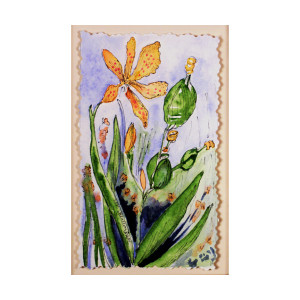 Tangerine Iris Act I by Helena Kuttner-Giasson 