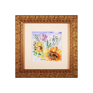 Flower Dance XI Floral Painting by Helena Kuttner-Giasson 
