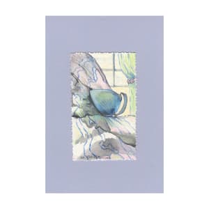 Tea Time 5 Tea Cup Still Life Drawing by Helena Kuttner-Giasson 