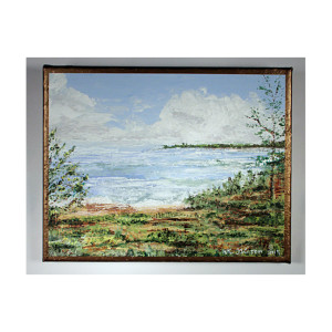 Midsummer Haze Waterscape Painting by Helena Kuttner-Giasson 