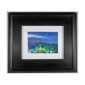 Midnight Glow Landscape Painting by Helena Kuttner-Giasson 