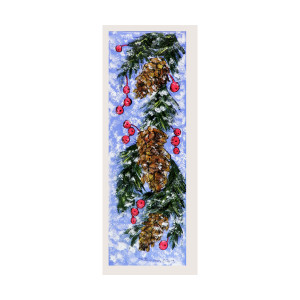 Snowflake Pine Cones II by Helena Kuttner-Giasson