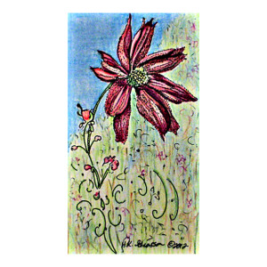 Flower Fiesta IV by Helena Kuttner-Giasson 