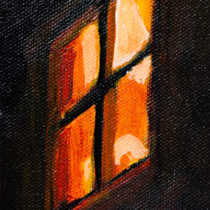 Home by Carolyn Wonders  Image: Home Detail 2, Painting by Carolyn Wonders