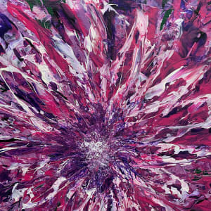 Purple Dahlias by Tim Alexander 