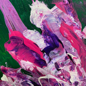 Purple Dahlias by Tim Alexander 