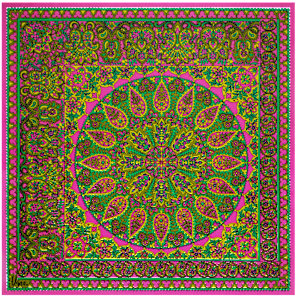 Paisley Hearts & Flowers by Vera Neumann  Image: Retouched