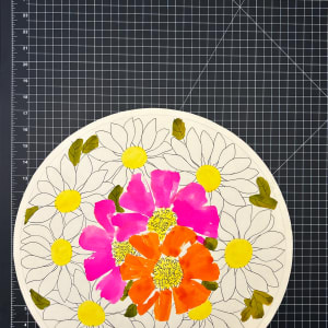 Vera Paints Daisy Chain with Poppies by Vera Neumann 