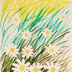 Vera Paints a Field of White Daisies by Vera Neumann 