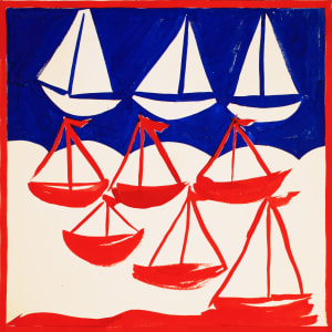 Vera Paints Sailboats by Vera Neumann 