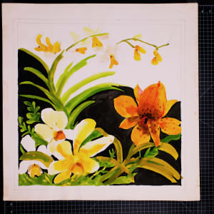 Vera Paints Orchids and a Tiger Lily by Vera Neumann 