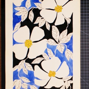 Vera Paints Dogwood Flowers by Vera Neumann 