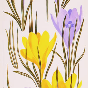 Vera Paints Crocus Flowers by Vera Neumann 