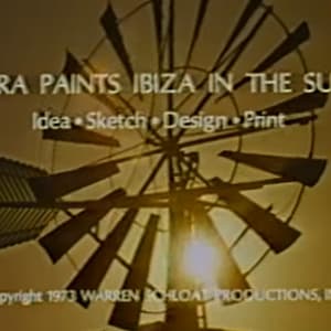 Vera Paints Ibiza in the Sun by Fred Salaff