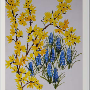 Forsythia & Hyacinths by Vera Neumann