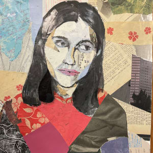 Heidi en collage by curtis bay