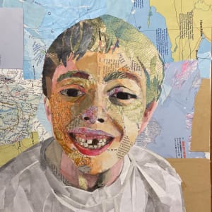 Elijah in collage by curtis bay