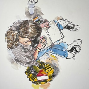 Sketchbook sesh by curtis bay