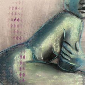 Nude in Pastel #4 by Sabine Ronge