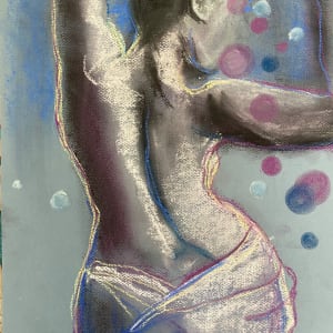 Nude in Pastel #1 by Sabine Ronge