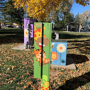 Utility Wrap - Animal Fun - Green (O'Brien Park) 