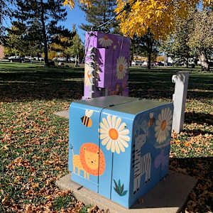 Utility Wrap - Animal Fun - Blue (O'Brien Park) 