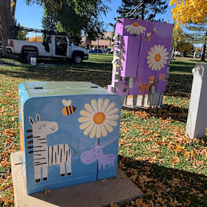 Utility Wrap - Animal Fun - Blue (O'Brien Park) 