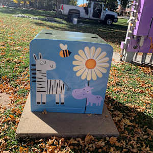 Utility Wrap - Animal Fun - Blue (O'Brien Park) 