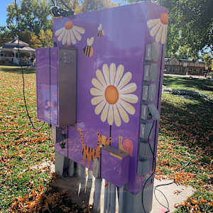 Utility Wrap - Animal Fun - Purple (O'Brien Park) 