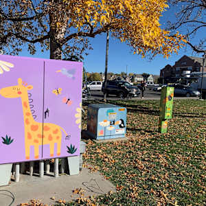 Utility Wrap - Animal Fun - Purple (O'Brien Park) 