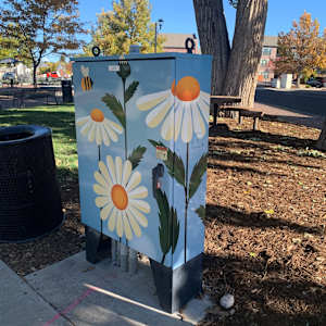 Utility Wrap - Blue Daisies (O'Brien Park) 