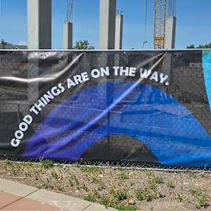 East Mainstreet Construction Fencing 